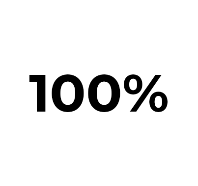 100%