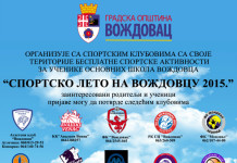 ”СПОРТСКO ЛЕТО НА ВОЖДОВЦУ 2015.”