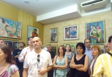 ОТВОРЕНА ИЗЛОЖБА СЛИКА “СЕЋАЊЕ НА ДРАГАНУ МИКОВИЋ”