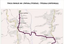 УСПОСТАВЉАЊЕ ЛИНИЈЕ 404 У РИПЊУ И ИЗМЕНА РЕЖИМА САОБРАЋАЈА